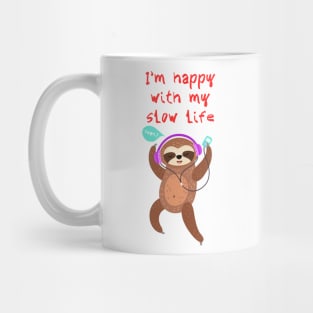 sloth dancing happily Mug